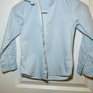 H&M Light Blue Striped Shirt for boys